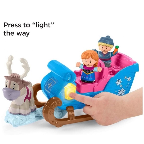 Little people kristoffs sleigh figure and vehicle - Picture 3 of 4